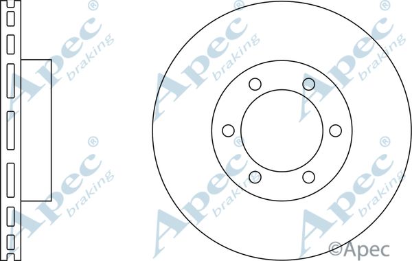 APEC BRAKING Jarrulevy DSK2280